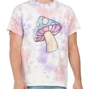 Junk Food Tie Dye Mushroom Tee  Men's size S